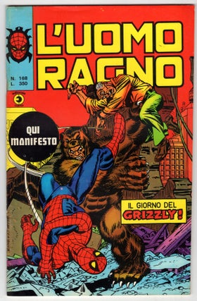 Item #32624 L'uomo ragno #168. (Italian Edition of The Amazing Spider-Man #139). Gerry Conway,...