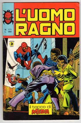 Item #32627 L'uomo ragno #171. (Italian Edition of Marvel Team-Up vol 1 #30). Gerry Conway, Jim...