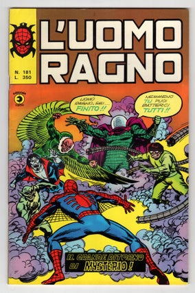 Item #32628 L'uomo ragno #181. (Italian Edition of The Amazing Spider-Man #141). Gerry Conway,...