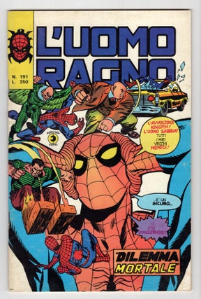 Item #32629 L'uomo ragno #191. (Italian Edition of The Amazing Spider-Man #150). Archie Goodwin,...