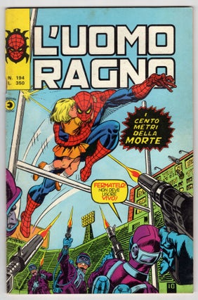 Item #32631 L'uomo ragno #194. (Italian Edition of The Amazing Spider-Man #151). Len Wein, Ross...