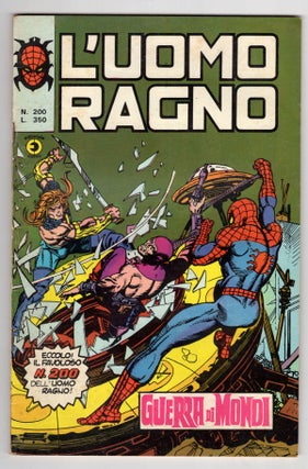 Item #32632 L'uomo ragno #200. (Italian Edition of Marvel Team-Up #45). Bill Mantlo, Sal Buscema