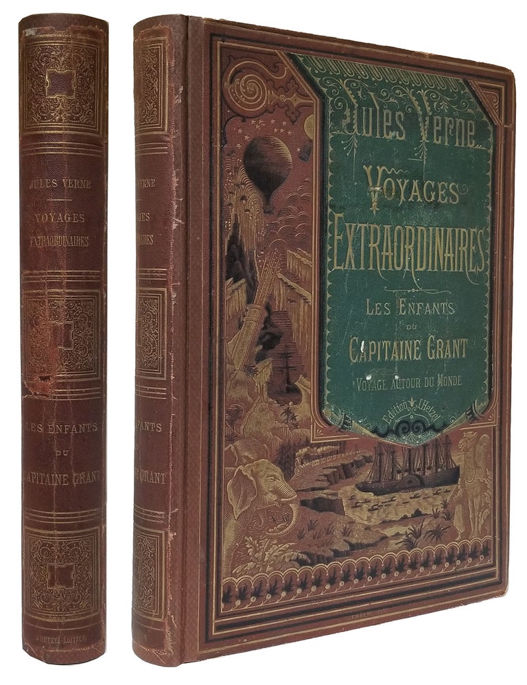 Item #32643 Les enfants du Capitaine Grant. Voyage autour du monde. Jules Verne.