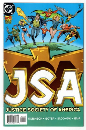 Item #32660 Justice Society of America Nine Issue Run. James Robinson, Davin Goyer