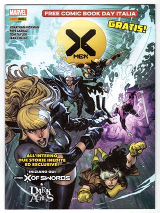Item #32685 X-Men: X of Swords Italian Free Comic Book Day Edition. Jonathan Hickman, Pepe Larraz