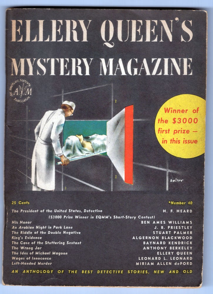 Item #32702 Ellery Queen's Mystery Magazine March 1947. Ellery Queen, ed.