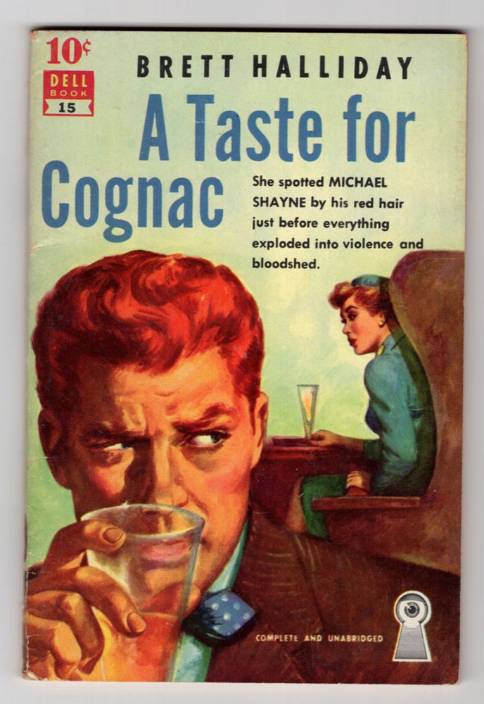 Item #32727 A Taste for Cognac. Brett Halliday.