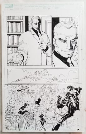 Item #32737 Amazing Spider-Man #568 New Ways to Die Page 16 Original Comic Art by John Romita,...