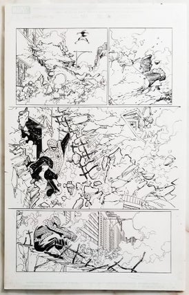 Item #32738 Amazing Spider-Man #568 New Ways to Die Page 10 Original Comic Art by John Romita,...