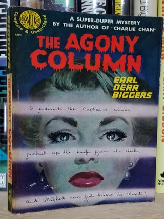 Item #32811 The Agony Column. Earl Derr Biggers