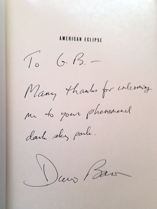 American Eclipse: A Nation's Epic Race to Catch the Shadow of the Moon and Win the Glory of the World. (Signed Presentation Copy).
