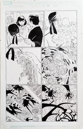 Item #32872 Amazing Spider-Man #568 New Ways to Die Page 23 Original Comic Art by John Romita,...