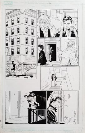Item #32873 Amazing Spider-Man #568 New Ways to Die Page 24 Original Comic Art by John Romita,...