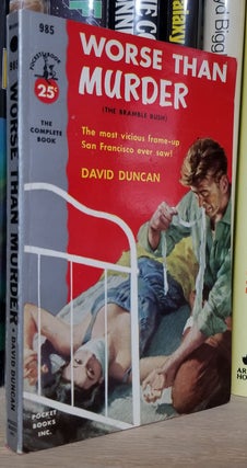 Item #32914 Worse Than Murder. David Duncan