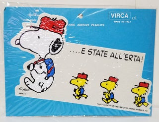 Collection of 28 Vintage Peanuts Stickers.