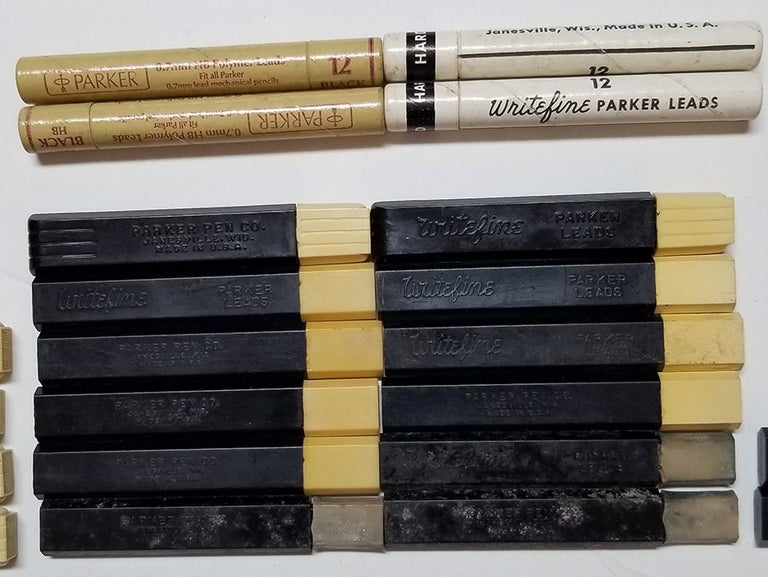 Item #32954 Vintage Parker Mechanical Pencil Leads Refills Collection. Parker.