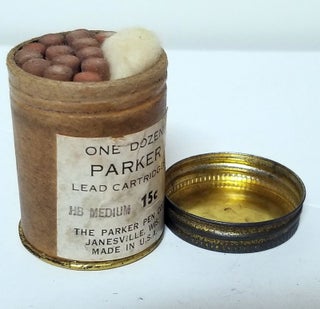 Item #32973 One Dozen Vintage Parker Mechanical Pencil Lead Cartridges with Eraser in the...