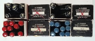 Set of 27 Vintage Parker Mechanical Pencil Lead Cartridges in the Original Containers and Boxes.