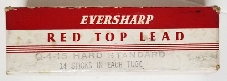 Item #32978 Vintage Eversharp Mechanical Pencil Red Top Leads in the Original Box. Eversharp.