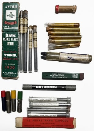 Item #32992 Assortment of Vintage German/British/Argentinian Mechanical Pencil Leads. Mechanical...