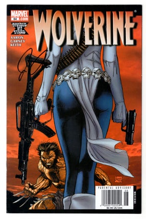 Item #33006 Wolverine #64 Newsstand Edition. (Signed Copy). Jason Aaron, Ron Garney