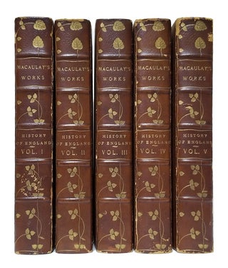 Item #33083 The History of England from the Accession of James the Second. Thomas Babington Macaulay