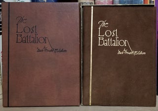 Item #33089 History and the Rhymes of the Lost Battalion. (Signed and Inscribed). L. C. McCollum
