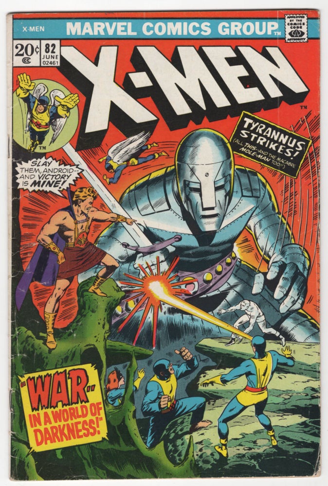 Item #33138 The X-Men #82. Roy Thomas, Dan Adkins.