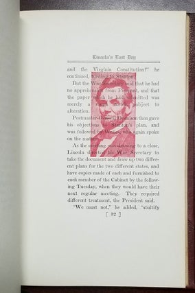 Lincoln's Last Day. (John E. Boos' One of a Kind Copy).