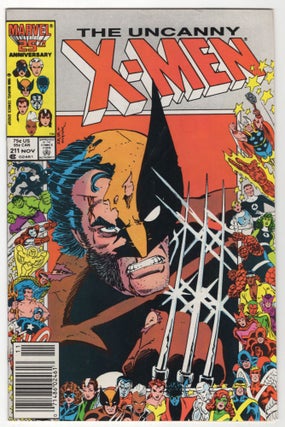 Item #33167 The Uncanny X-Men #211 Newsstand Edition. Chris Claremont, John Romita, Jr
