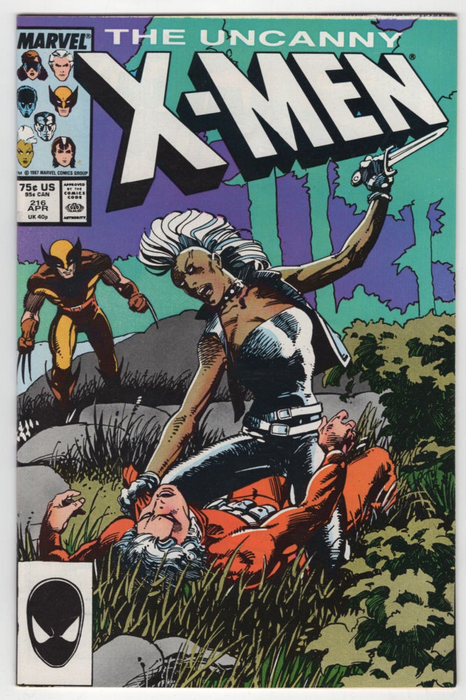 Item #33168 The Uncanny X-Men #216. Chris Claremont, Jackson Guice.