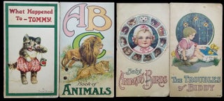 Item #33190 What Happened to Tommy. The Troubles of Biddy. A B C Book of Animals. Baby, Animals...