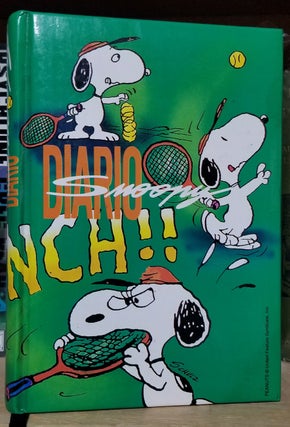 Item #33206 Diario di Snoopy 1997-1998. (Vintage Snoopy Italian Student Planner). Charles M. Schulz