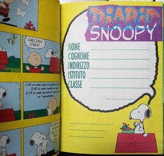 Diario di Snoopy 1997-1998. (Vintage Snoopy Italian Student Planner).