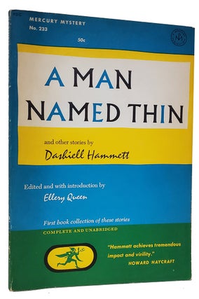 Item #33267 A Man Named Thin and Other Stories. Dashiell Hammett