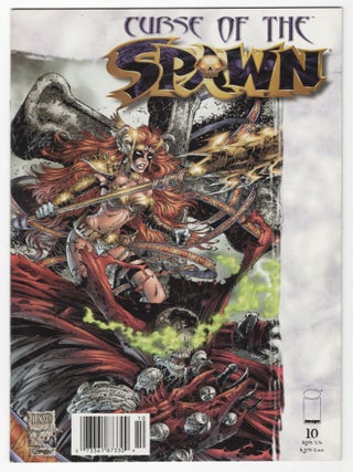 Item #33280 Curse of the Spawn #10 Newsstand Edition. Alan McElroy, Dwayne Turner