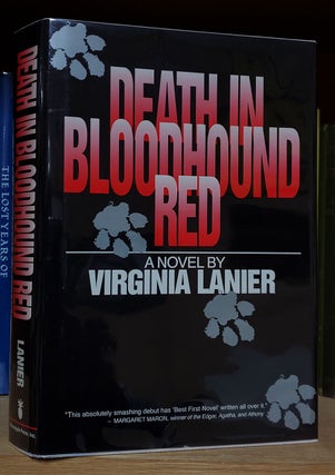 Item #33331 Death in Bloodhound Red. (Signed Copy). Virginia Lanier