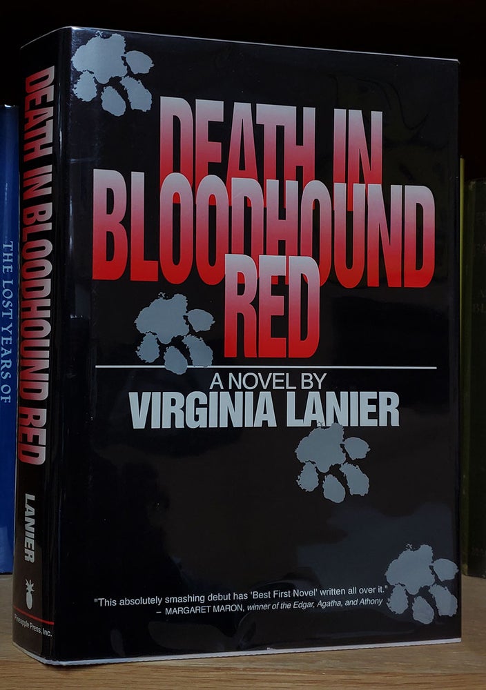 Item #33331 Death in Bloodhound Red. (Signed Copy). Virginia Lanier.