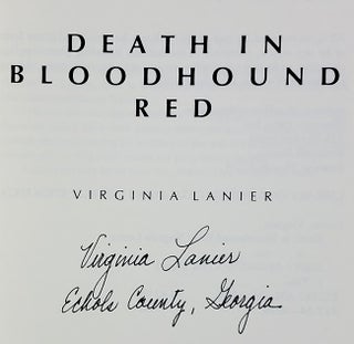 Death in Bloodhound Red. (Signed Copy).