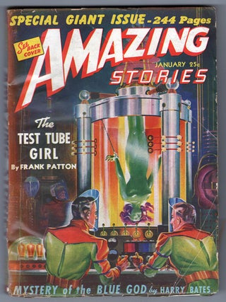 Item #33631 The Test Tube Girl in Amazing Stories January 1942. Frank Patton