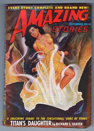 Item #33640 Titan's Daughter in Amazing Stories September 1948. Richard S. Shaver