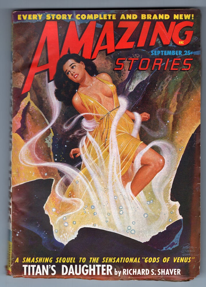 Item #33640 Titan's Daughter in Amazing Stories September 1948. Richard S. Shaver.