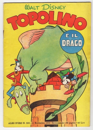 Item #33777 Albo d'oro n. 235. Topolino e il drago. (Mickey Mouse in Feat of Fancy). Tony Strobl