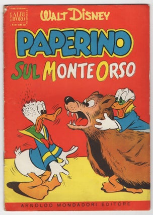 Item #33778 Albi d'oro n. 38. Paperino sul Monte Orso. (Donald Duck in Christmas on Bear...