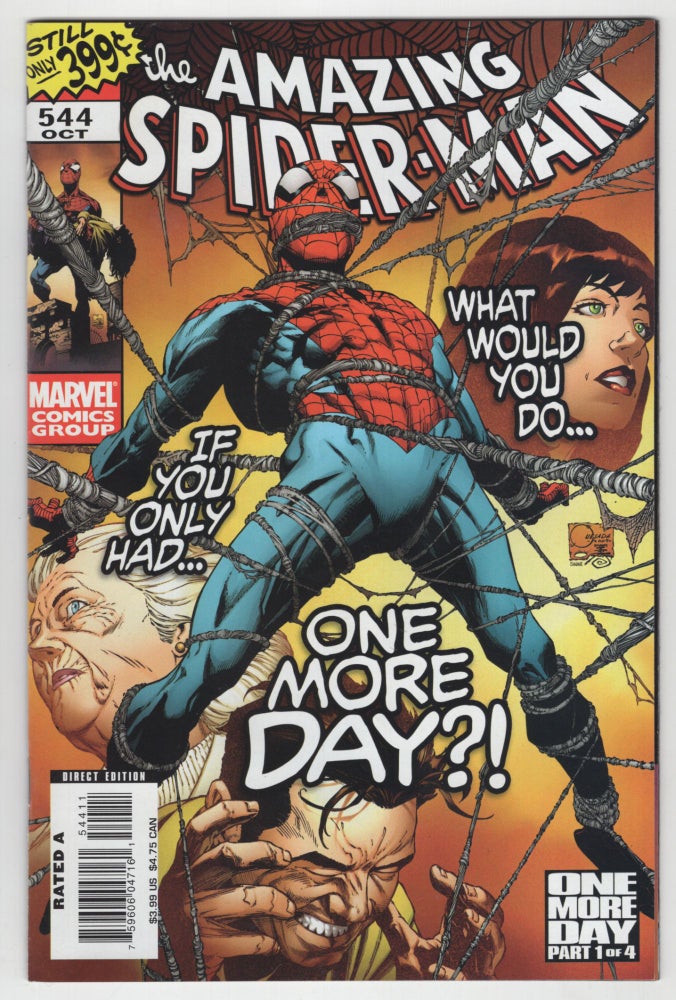 Item #33888 The Amazing Spider-Man #544. J. Michael Straczynski, Joe Quesada.