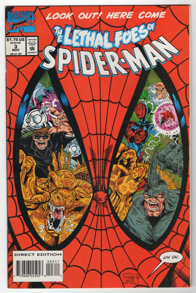 Item #33908 The Lethal Foes of Spider-Man Complete Mini Series. Danny Fingeroth, Scott McDaniel.