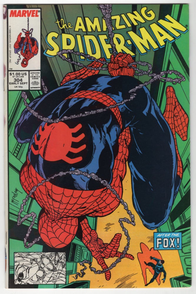 Item #33923 The Amazing Spider-Man #304. David Michelinie, Todd McFarlane.