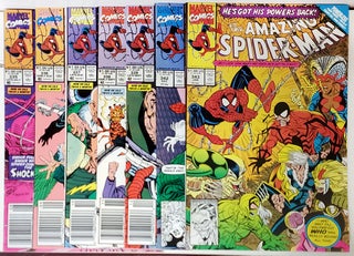Item #33932 The Amazing Spider-Man 7 Issue Run. (335 to 343). David Michelinie, Erik Larsen