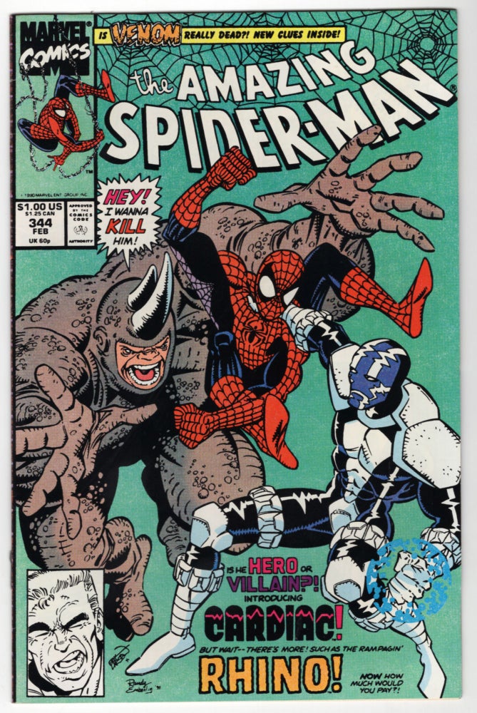 Item #33933 The Amazing Spider-Man #344. David Michelinie, Erik Larsen.