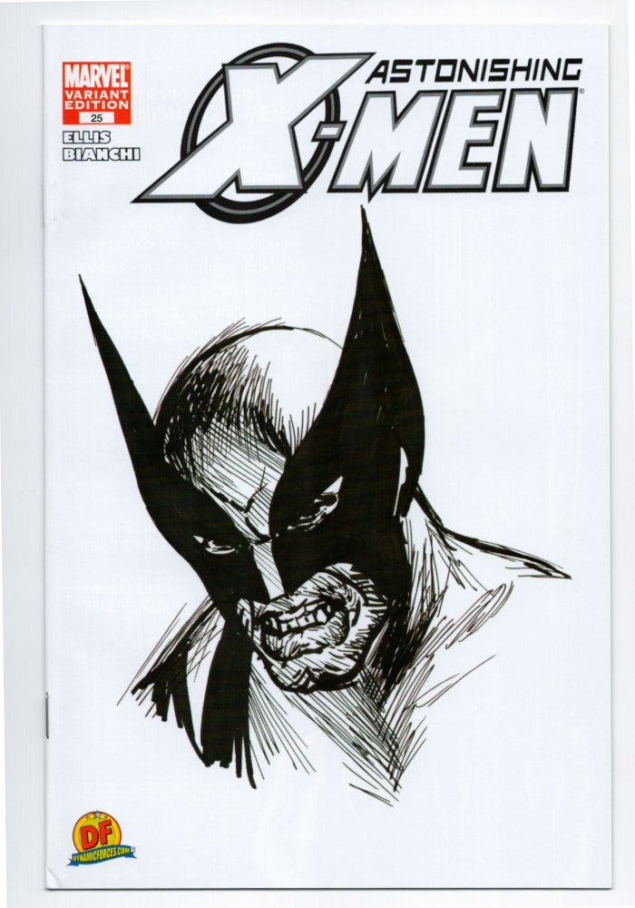 Item #34116 Astonishing X-Men #25 Dynamic Forces Exclusive Variant Cover. Warren Ellis, Simone Bianchi.